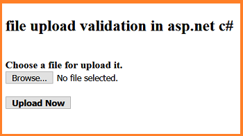 file upload validation in asp.net c#