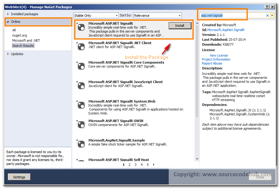 install-aspnet-signalr-nugget-signalr-chat-application-5